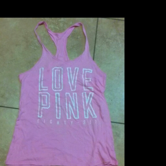 TRADED***VS PINK tank SiZe small