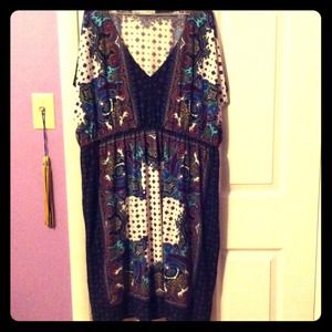 Paisley print dress maurices