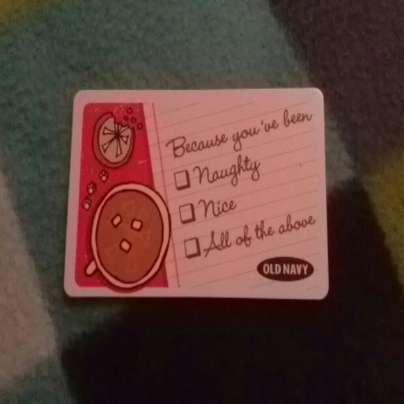 SOLD Old navy gift card 50$