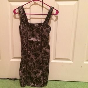 free people black and grey dress
