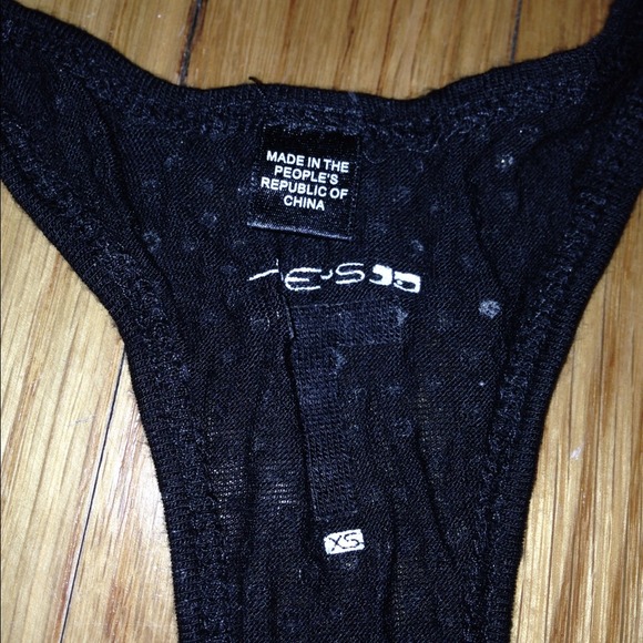 New Joe's black T top with glitter dots - Picture 3 of 4