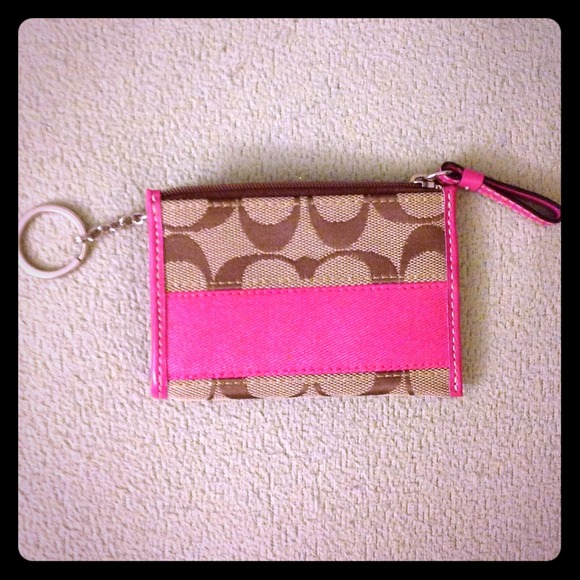 Coach keychain wallet