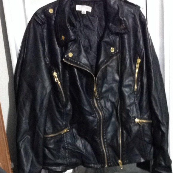 Forever 21 Plus Leather Moto Jacket