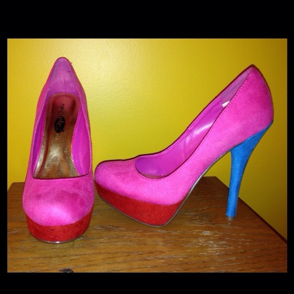 Pink heels