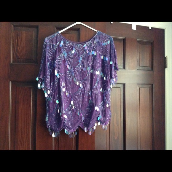 Beaded And Sequin Top