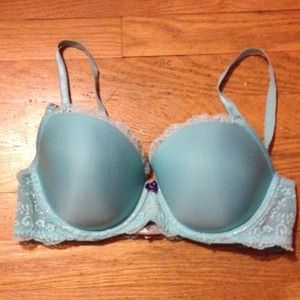Victoria's Secret Blue 34D Dream Angels Lined Demi
