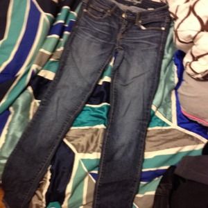 American eagle dark wash skinny jeans