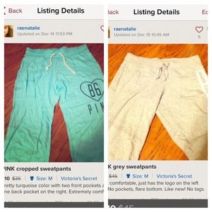 RESERVED PINK sweatpants bundle