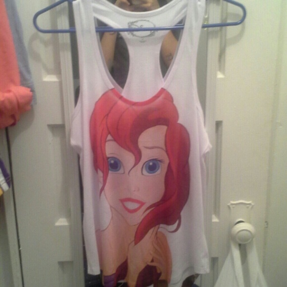Little Mermaid Loose Racer Back Tank
