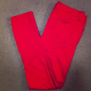 Red Skinny Jeans