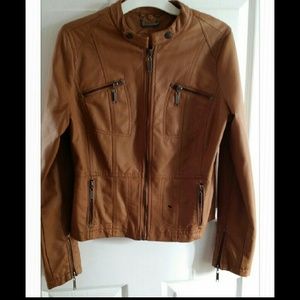 Amazing Color! Jou Jou Faux Leather Jacket