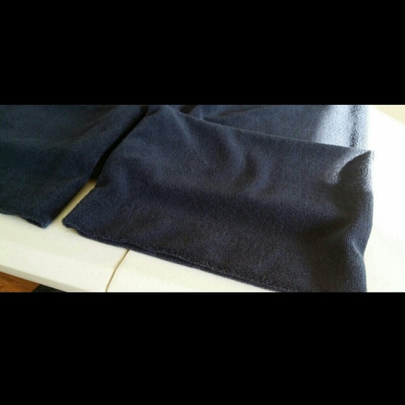 Juicy Couture Navy Blue Terry Cloth Comfy Pants - Picture 2 of 4