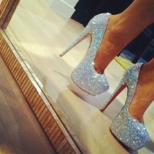 Red Bottom "Louboutin" Diamond Pumps