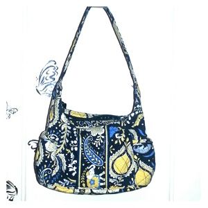 Vera Bradley "Maggie" Style Bag Ellie Blue Print