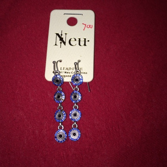 Blue earrings