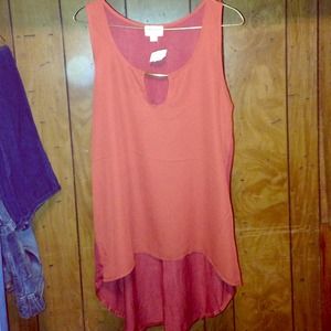 Burgeny cropped Zenana shirt