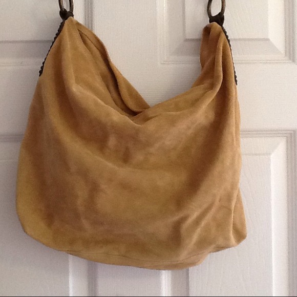 🚫HOLD🚫🐂Suede Leather Bag Made in USA! NWOT - Picture 2 of 4