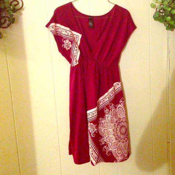 DG burgundy dress
