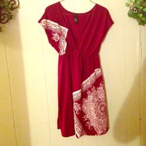DG burgundy dress