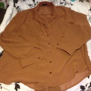Plus size chiffon top