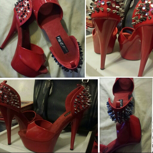 🎉HP🎉 Sexy red stiletto pumps - Picture 4 of 4