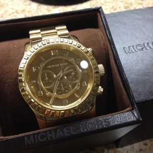 Michael Kors Oversized Runway Glitz Watch