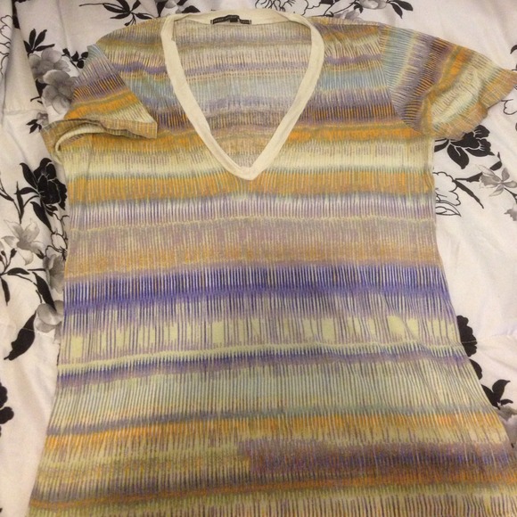 Truly madly deeply v neck top