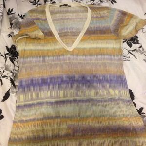 Truly madly deeply v neck top