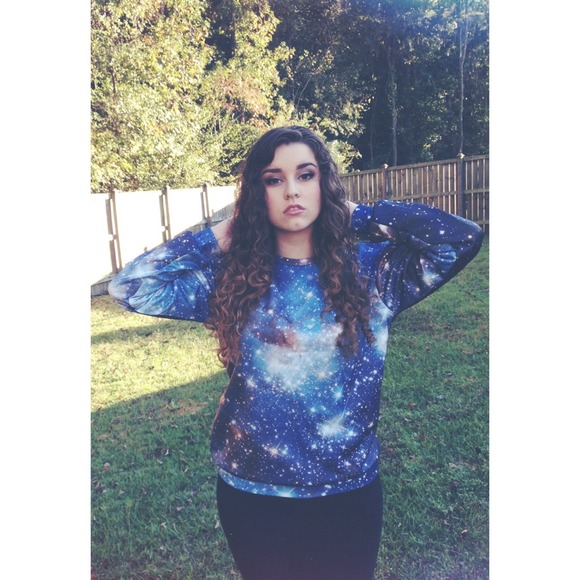 🚫SOLD🚫Modcloth Stellar Galaxy nebula sweatshirt