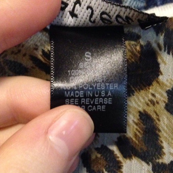 Wet Seal Cheetah Blouse - Picture 3 of 3