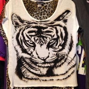 Wet Seal Cheetah Blouse