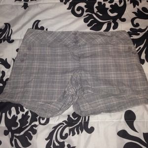 Grey black & white shorts
