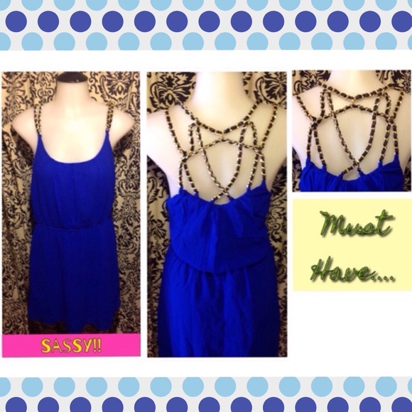 Charlotte Russe Dresses & Skirts - Chain Strap Dress