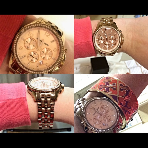 SOLD!Authentic Michael Kors Rose Gold Face & watch - Picture 3 of 4