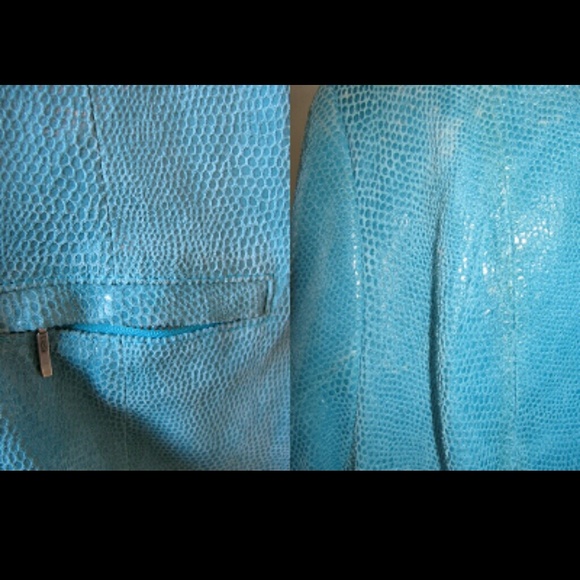 Designer Leather Jacket - Picture 3 of 4