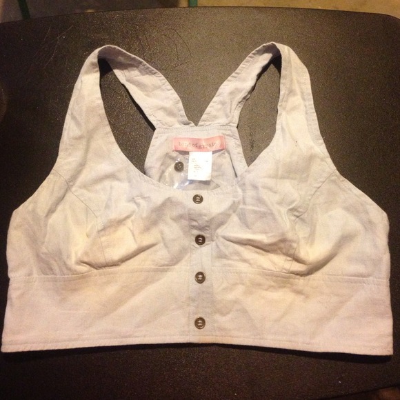 Jean Crop Top