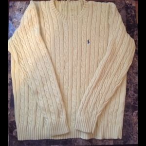 Light Yellow Polo Sweatshirt