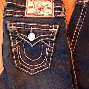 True religion thick stitching Becky superT