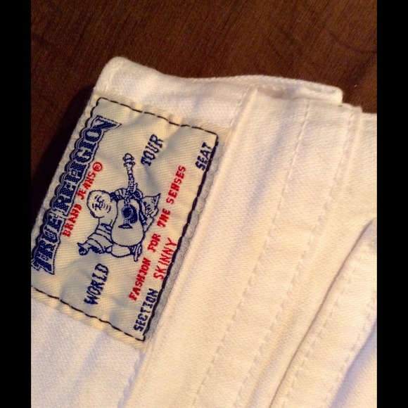 White skinny true religion jeans - Picture 2 of 4