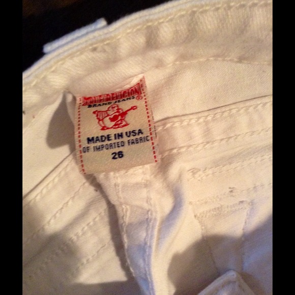 White skinny true religion jeans - Picture 3 of 4