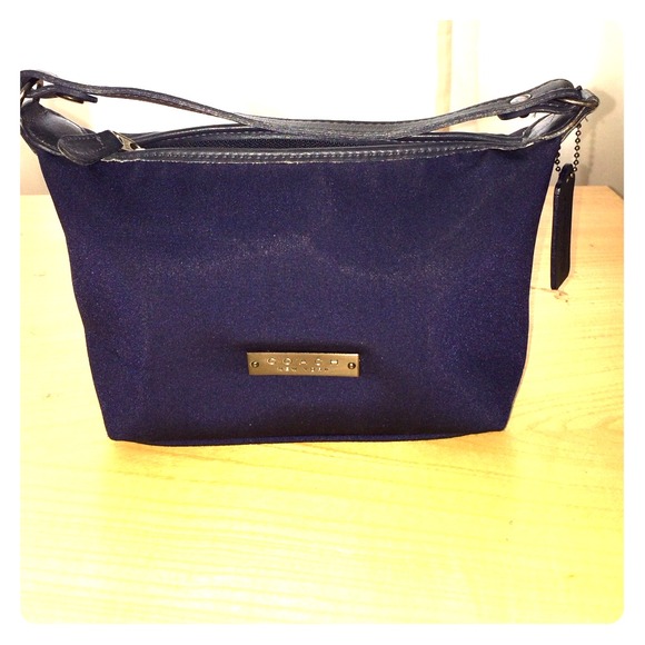Coach! Satin mini hobo bag.