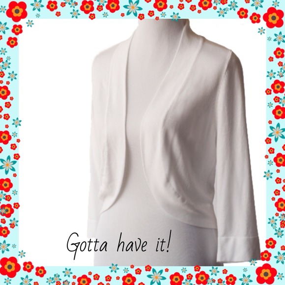 Brand new Jessica Howard Balero open cardigan