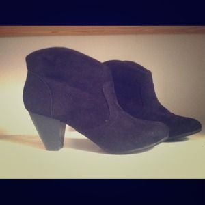 Black ankle boots