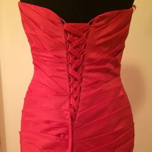 Stunning Salmon-Pink evening dress