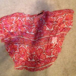 Beautiful Sheer Print Stingray Top