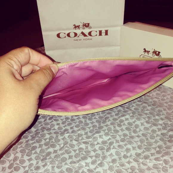 COACH Signature Tablet iPad Case Sleeve Bag - Picture 3 of 4