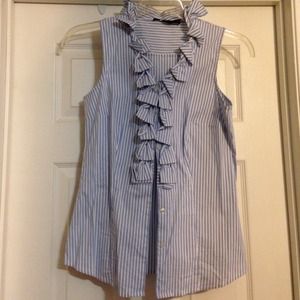 Ruffle Collar Shirt