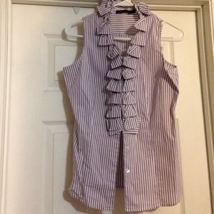 🎉🎉HOST PICK🎉🎉 Ruffle Collar Shirt