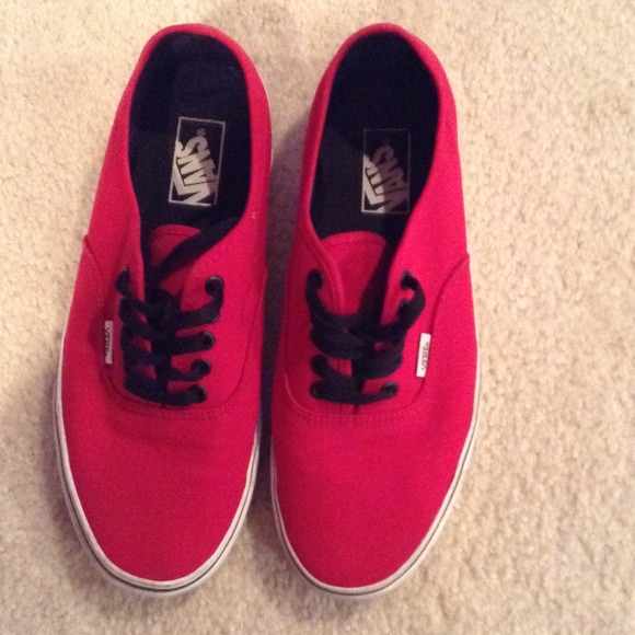 Vans Shoes - Vans Canvas Skaters Sneakers in Red