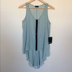 🚫SOLD IN BUNDLE W/@mandysue🚫Hi-Lo Chiffon Tank
